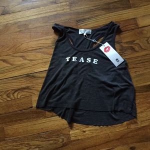 Wildfox tease crop tank